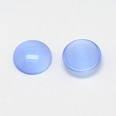 Cat Eye Cabochons CE-J002-8mm-07-1