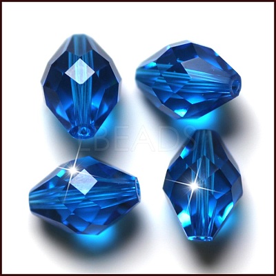 Imitation Austrian Crystal Beads SWAR-F054-11x8mm-25-1
