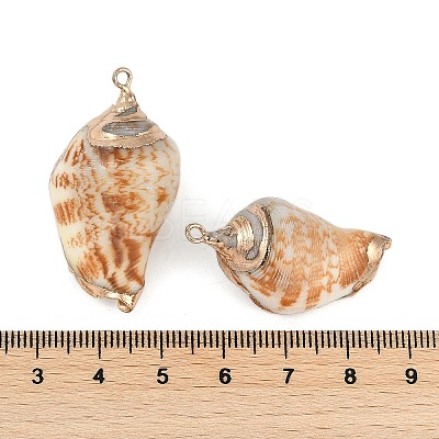 Natural Shell Pendants SHEL-K009-01D-1