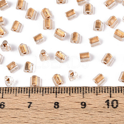 Transparent Inside Colours Glass Seed Beads SEED-T007-13A-1