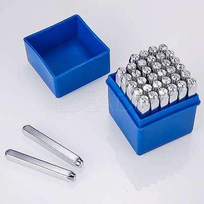 Iron Metal Stamps AJEW-BC0005-22-1