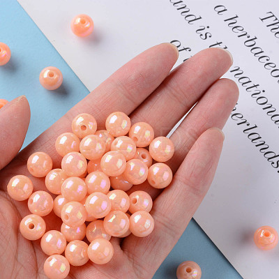 Opaque Acrylic Beads MACR-S370-D10mm-A12-1