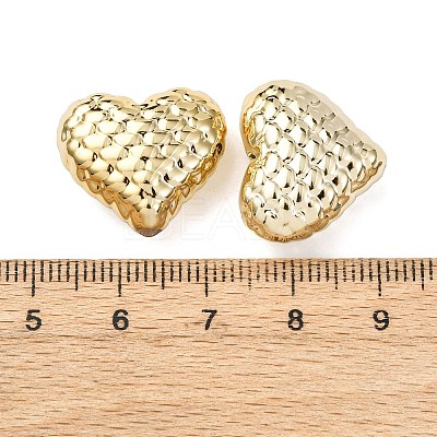 UV Plating Acrylic Waffle Beads X-MACR-L015-20B-1