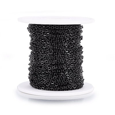 Handmade 304 Stainless Steel Cable Chains STAS-P213-03B-01-1