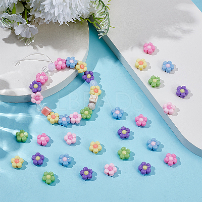 1Bag Opaque Acrylic Beads MACR-WR0001-06-1