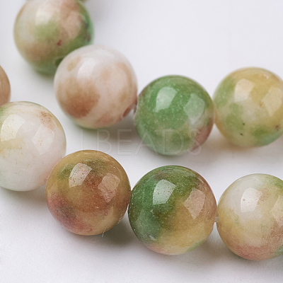 Jade Beads Strands G-D264-8mm-XH12-1