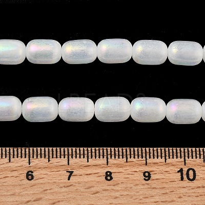 Natural Selenite Beads Strands G-F750-B-21-1