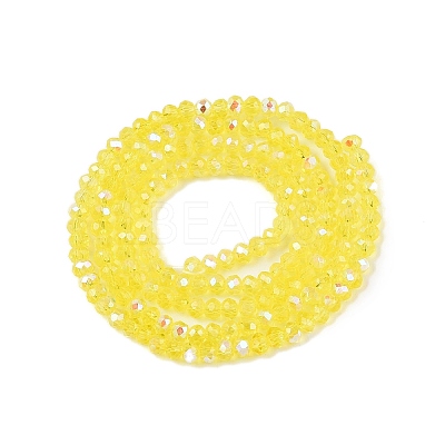 Electroplate Glass Beads Strands EGLA-A044-T1mm-L29-1