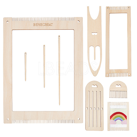 Wood Tassel Maker Kits DIY-WH0401-41-1