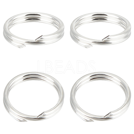 Beebeecraft 20Pcs 925 Sterling Silver Double Loop Jump Rings STER-BBC0002-11B-S-1