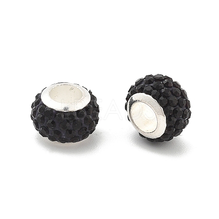 Rondelle Polymer Clay European Beads FIND-U001-01R-1