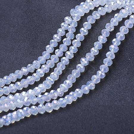 Electroplate Glass Beads Strands LS-EGLA-A034-J1mm-B06-1
