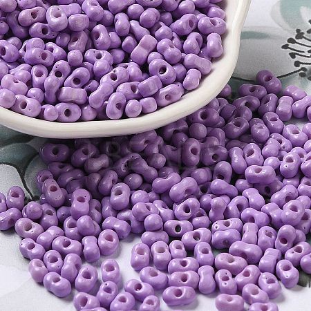 Baking Paint Glass Seed Beads SEED-K009-01A-11-1