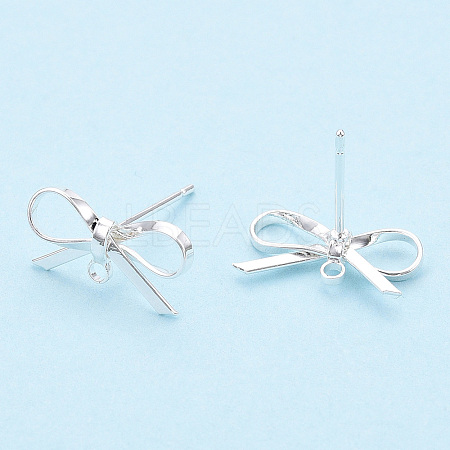 Brass Stud Earring Findings LS-X-KK-S350-013S-1