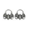 Bat 316 Surgical Stainless Steel Hoop Earrings EJEW-G416-31AS-4