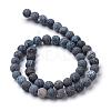 Natural & Dyed Crackle Agate Bead Strands G-T056-8mm-01-2