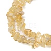 Natural Citrine Chip Beads Strands X-G-D093-A03-4