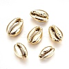 Electroplated Natural Shell Beads X-BSHE-O017-13-2