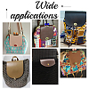   4Pcs 4 Colors PU Imitation Leather Sew on Bag Covers FIND-PH0006-36-7