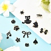 12Pcs 12 Styles Alloy Pendants ENAM-YW0006-93-4