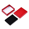 Rhombus Textured Cardboard Jewelry Boxes CBOX-T006-01J-4