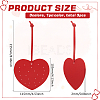 3Pcs 3 Colors Imitation Leather Earring Display Cards EDIS-FG0001-66-2