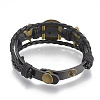 Imitation Leather Bracelet Making MAK-R024-01-4