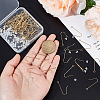 80Pcs 316 Surgical Stainless Steel Earring Hooks STAS-UN0047-66-3