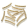 Brass Curved Tube Beads KK-R112-033A-NF-2