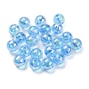 Eco-Friendly Transparent Acrylic Beads PL734-33-1