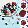 100Pcs 10 Styles Acrylic Beads OACR-FS0002-67-2