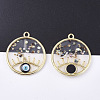 Epoxy Resin Pendants X-RESI-S365-76A-2