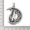 Retro 304 Stainless Steel Big Pendants STAS-I205-34AS-3
