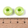 Opaque Acrylic European Beads OACR-E033-19F-3