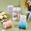4 Rolls 4 Colors Flat Faux Suede Cord LW-CL0001-04A-4