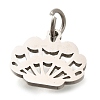 304 Stainless Steel Charms STAS-Z119-09P-2