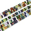 Faceted Glass Rondelle Beads Strands X-GF3x6mm-5-3