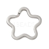 304 Stainless Steel Split Key Rings Hand Polished STAS-D144-01B-P-1
