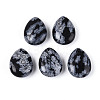 Natural Snowflake Obsidian Pendants G-T143-18A-01-1