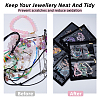 Portale Travel Velvet and PVC Loose Leaf Binder Jewelry Bags AJEW-WH0673-27A-5