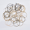400Pcs 8 Colors Iron Hoop Earrings IFIN-FH0001-72B-3