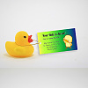 CREATCABIN 50Pcs Duck Theme Paper Card AJEW-CN0001-94J-6
