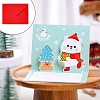 Christmas Paper Congratulation Card X1-DIY-B080-04-1