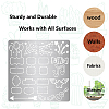 Stainless Steel Cutting Dies Stencils DIY-WH0238-113-6