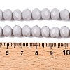 Opaque Solid Color Imitation Jade Glass Beads Strands EGLA-A044-P8mm-D19-4