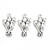 Tibetan Style Alloy Pendants TIBE-S323-069AS-RS-1