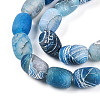 Natural Weathered Agate Beads Strands G-N344-42D-4
