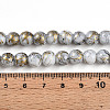 Baking Paint Glass Beads Strands DGLA-N003-8mm-B01-5