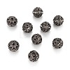 Brass Rhinestone Beads RB-H041-12-2