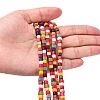 Synthetic Turquoise Beads Strands X-TURQ-G108-4x4mm-12-3